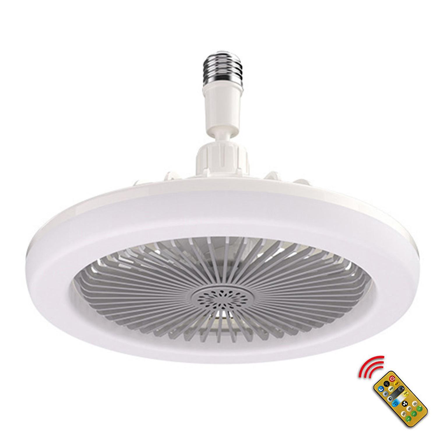 ZHOUBA LED Ceiling Fan Stepless Dimming Speed Adjustable Remote Control Modern LED Ceiling Fan Light