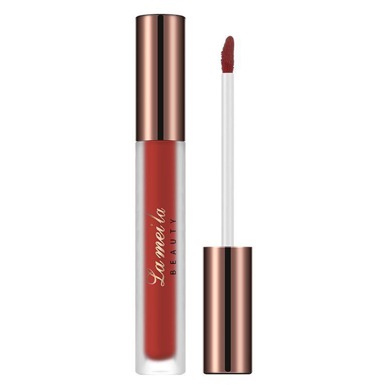 5g High Pigmented Liquid Lipstick Muddy Texture Long-wear Lip Glaze For Daily & Official Makeup