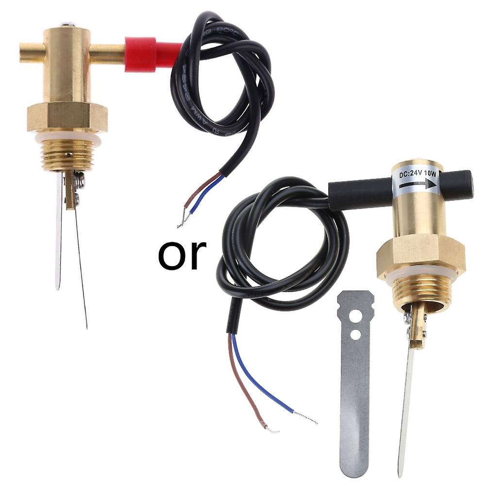 G1/2" Water Flow Switch DN15 Liquid Flowing Switch 10W Brass for Pump