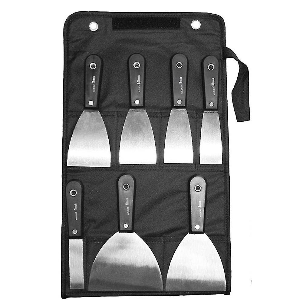 7-piece Stainless Steel Shovel Decoration Scraper Batch Gray Scraper Surface Smoothing Drywall Tool