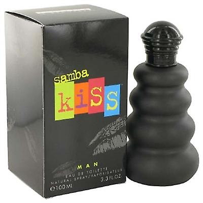 男子 3.4 盎司 Eau De 香水喷雾香水车间 samba 吻