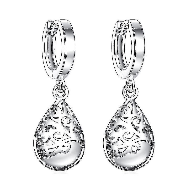 Mode Argent Couleur Hypoallergénique Clair De Lune Opale Larmes Totem Stud Boucle D’oreille pour Femmes Fille Bijoux Brincos pendientes eh1049