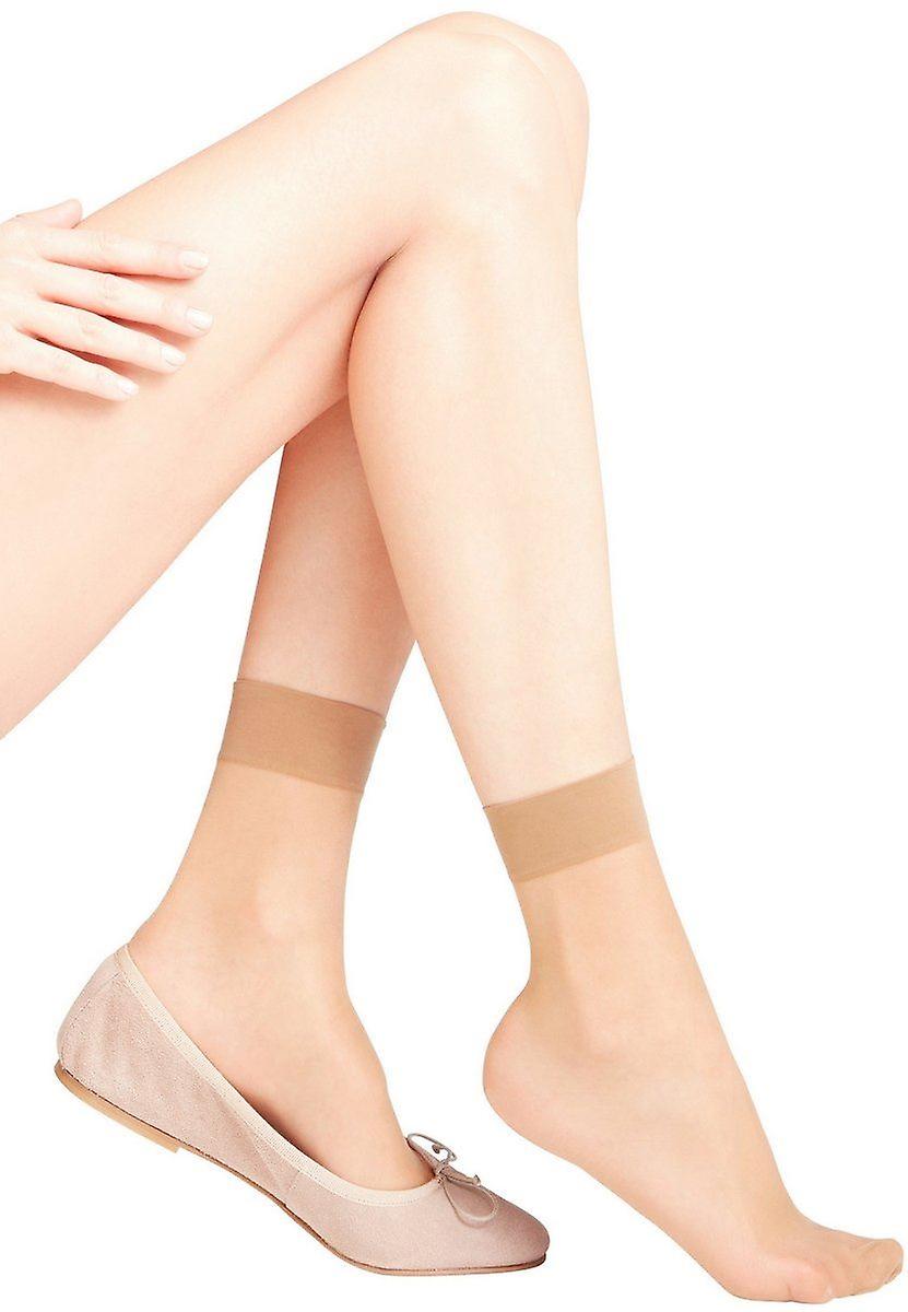 Falke Seidenglatt 15 Den Anklet Tights - Sun Tan