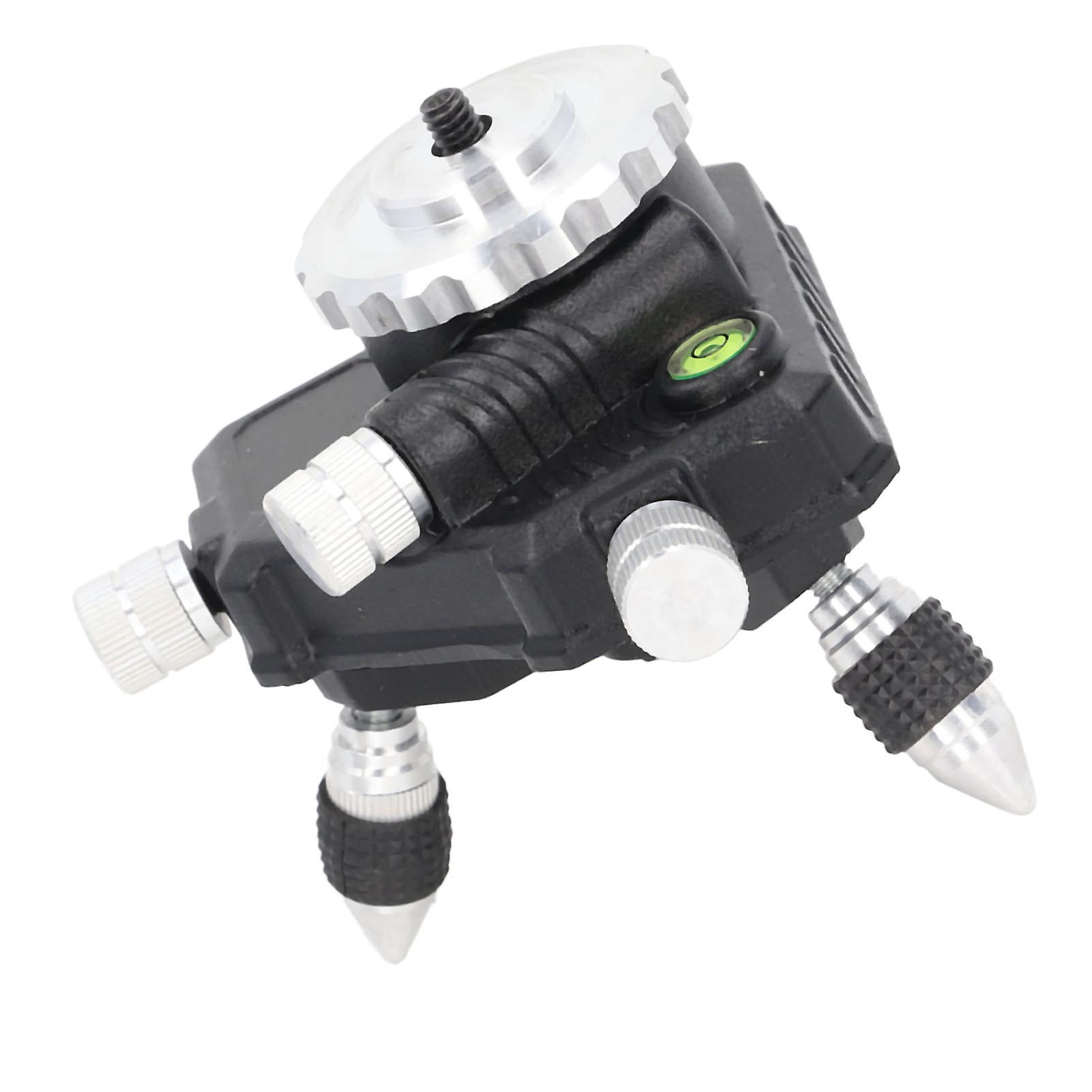 Level Adjustment Base 360° Rotatable Fine Tuning Adapter for Laser Leveling Tripod Connector 