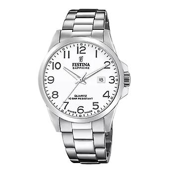 Festina swiss made Men's Analog Quartz Watch with Stainless Steel Bracelet F20024/1