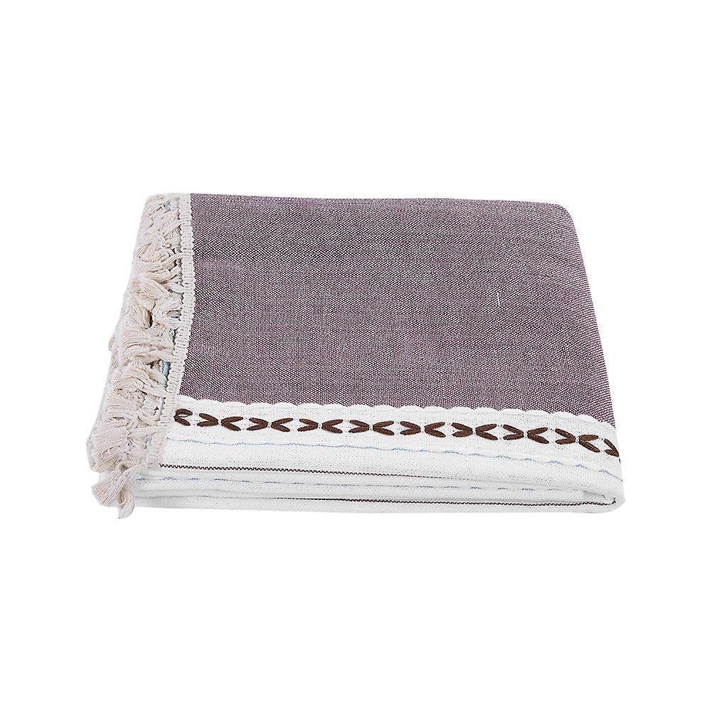 Tablecloth, Cotton Linen, Dust Proof, Brown