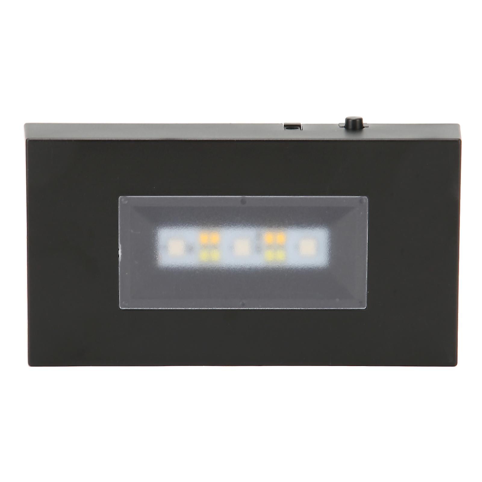LED Light Stand Base USB Powered Multi Color Black ABS Rectangular