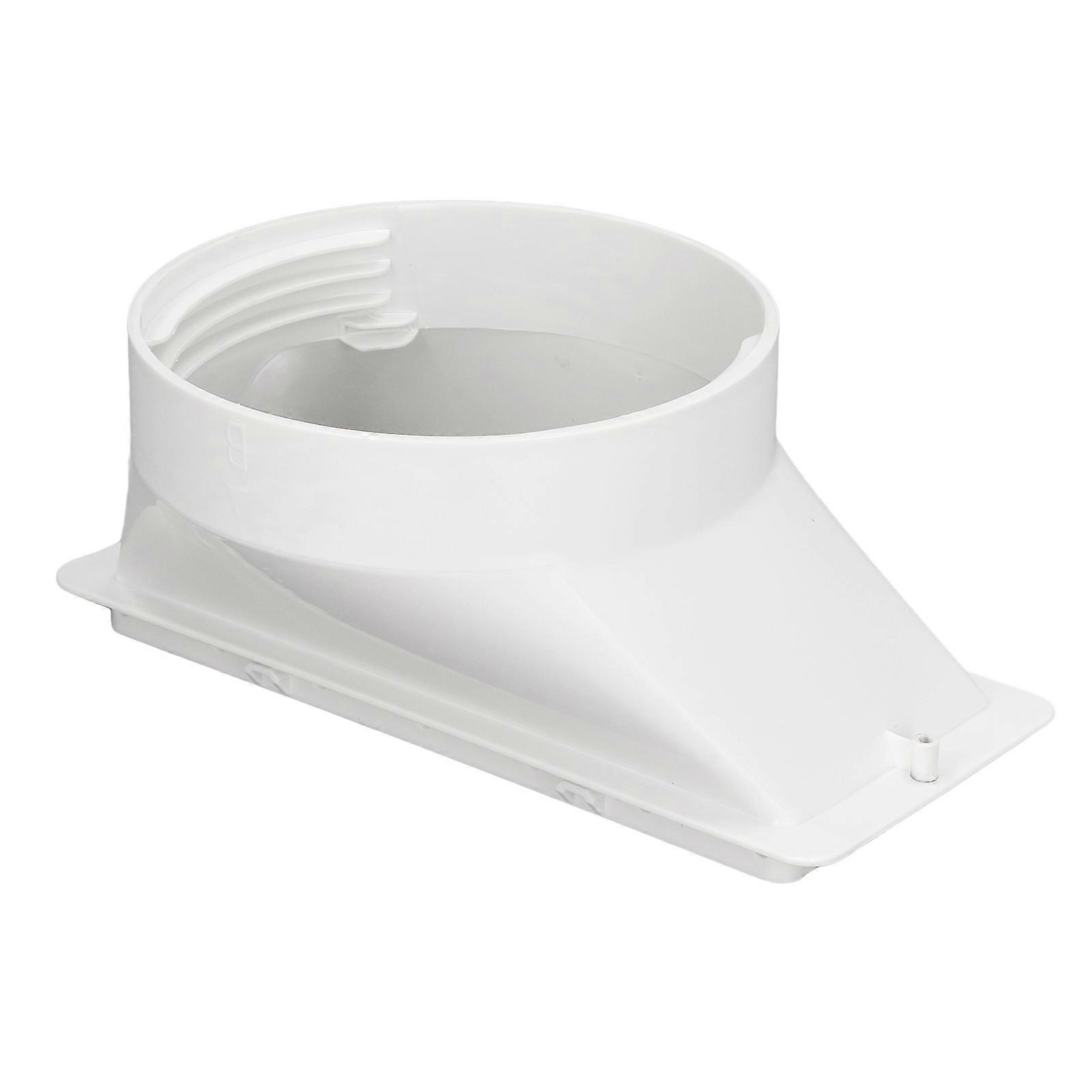 Portable AC Hose Coupler Universal Clockwise Counterclockwise Thread 5in Diameter Rectangular Interface 130mm Hose Adapter