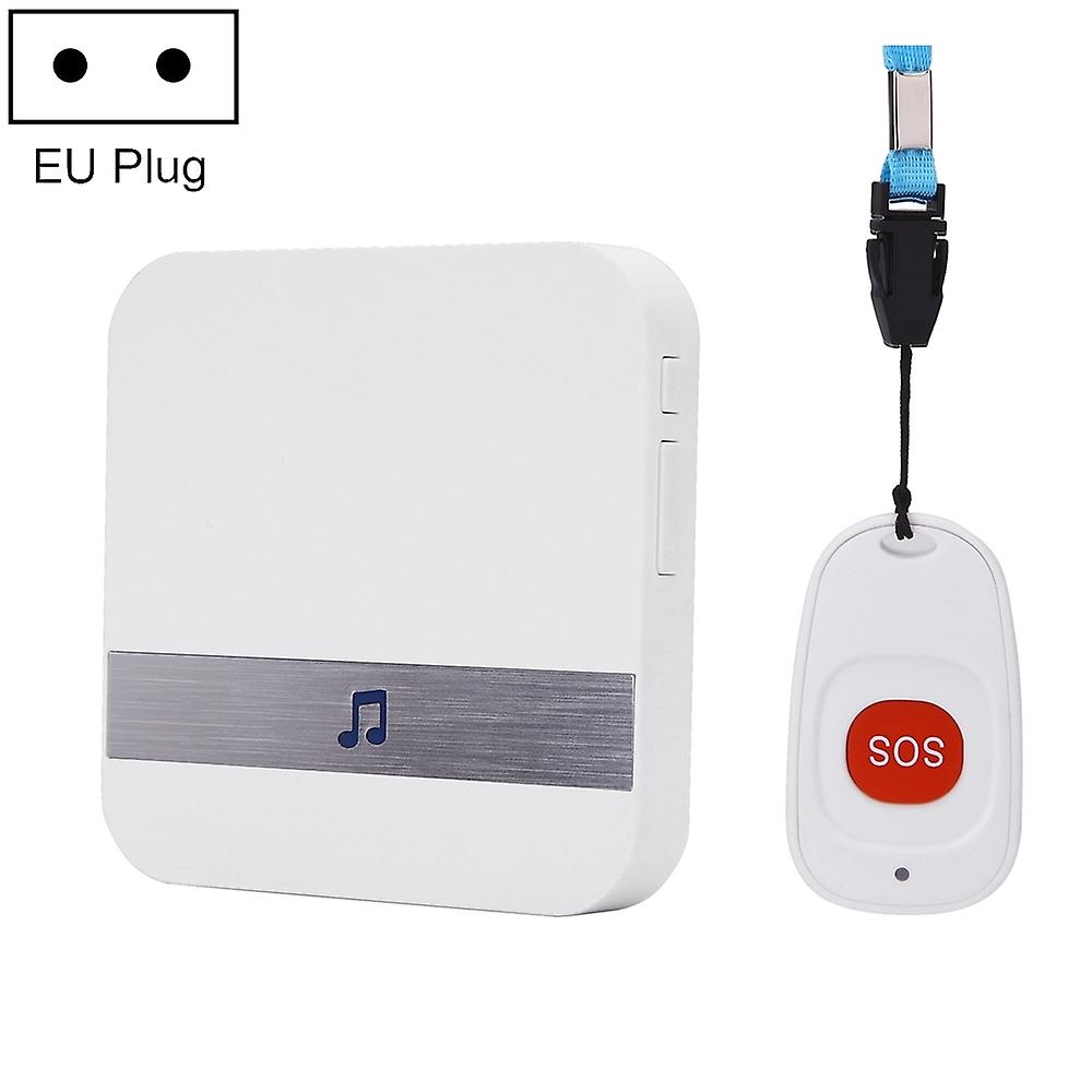 Wireless Remote Control Doorbell, Style:EU Plug EU Plug