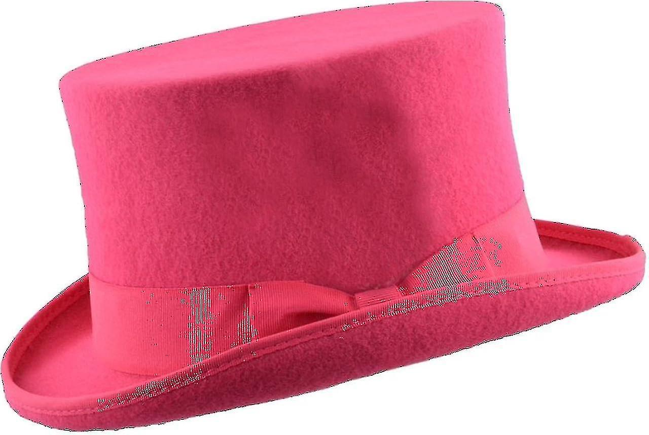 Handgefertigter Woll-Zylinder Satin gefüttert Small To Xxl