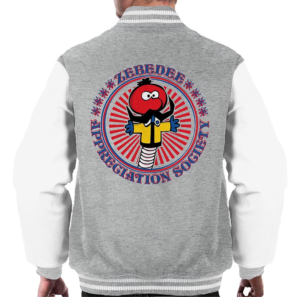 The Magic Roundabout Zebedee Appreciation Society Men's Varsity Jacket