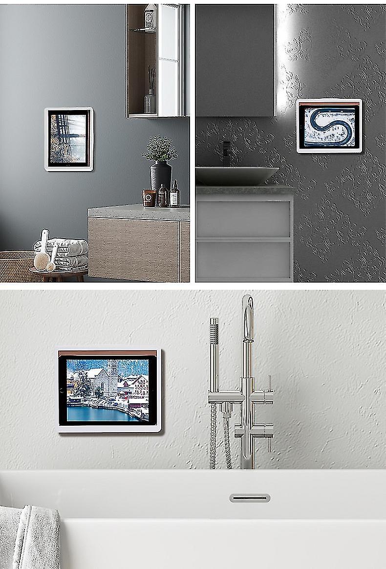 Tablet Computer Shell Cell Phone Box Touch Screen Bathroom Waterproof Bracket Wall Hanging Free Punc