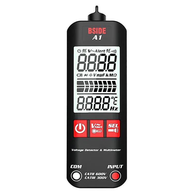 A1 Volautomatische Anti-burn Intelligente Digitale Multimeter Digitale LCD Backlight Multimetro Voltage Ohm Ncv Hz Live Wire Tester