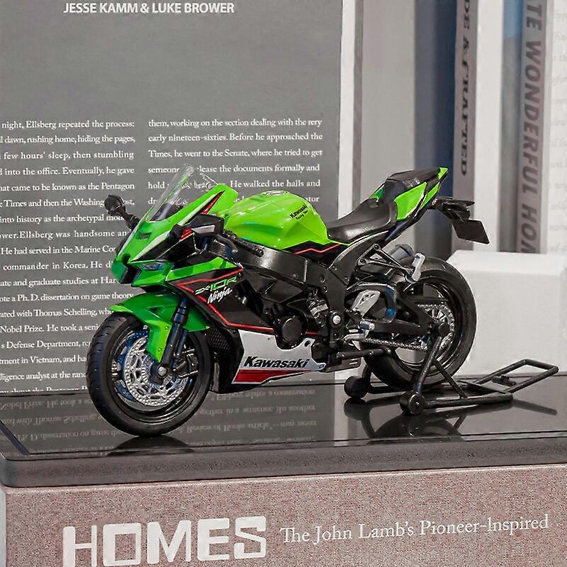 kun 1:12 Kawasaki Ninja ZX10R Heavy Locomoti Simulation Alloy