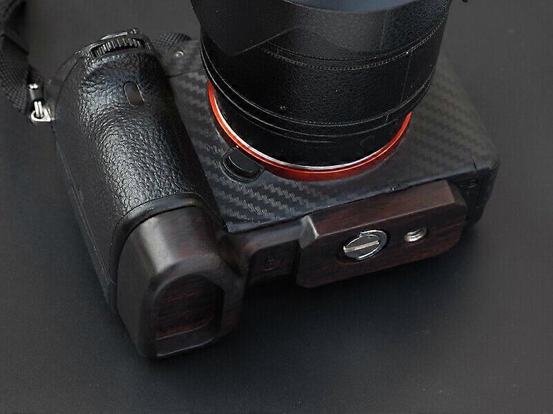 Puinen puinen kahvakahvan pohjalevy Sony A9 A7M2 A7R2 A7M3 A7R3 A7rii A7iii 2