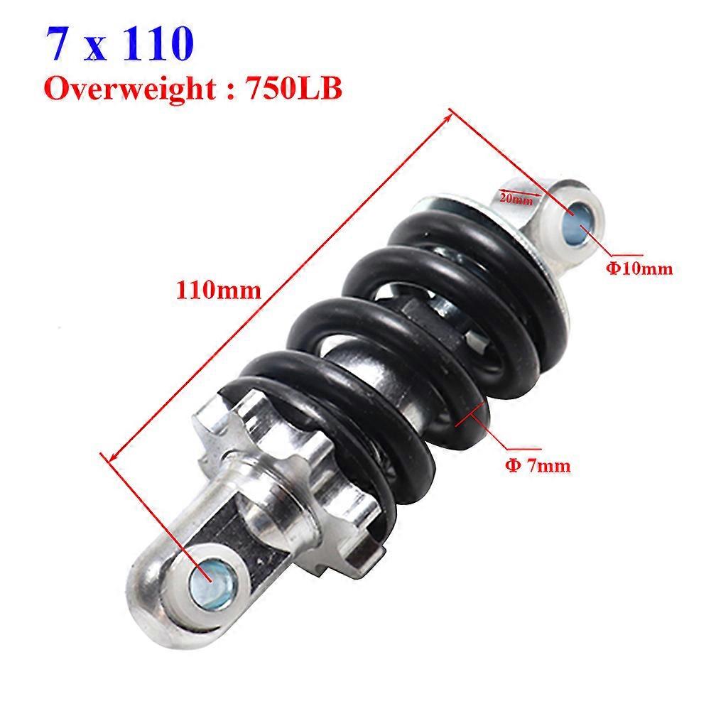 90MM 100MM 105MM 10MM 125MM Ammortizzatore Sospensione Posteriore per 47cc 49CC Super Minimoto ATV Rlectric Scooter Mini Pocket Bike