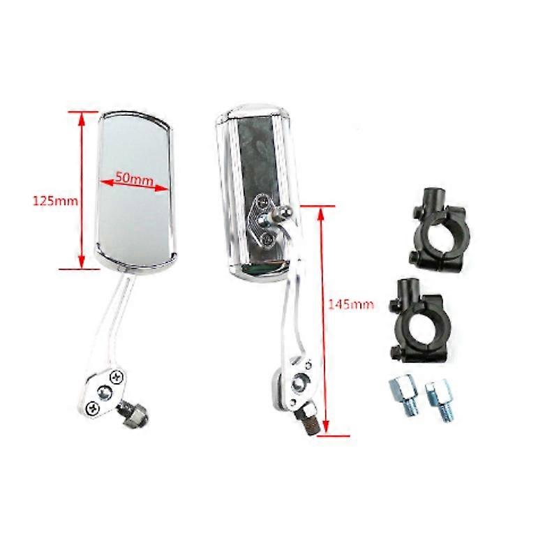 1pair Motorcycle Rearview Mirror Scooter Electric Bicycle Multiple Options For Car S 8mm