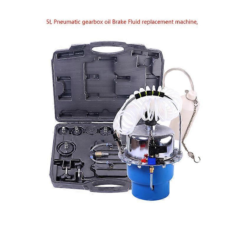 5l Pneumatic Brake Oil Changer Gearbox Oil Filling And Extraction Tool Car Brake Fluid Two-way Suction And Discharge