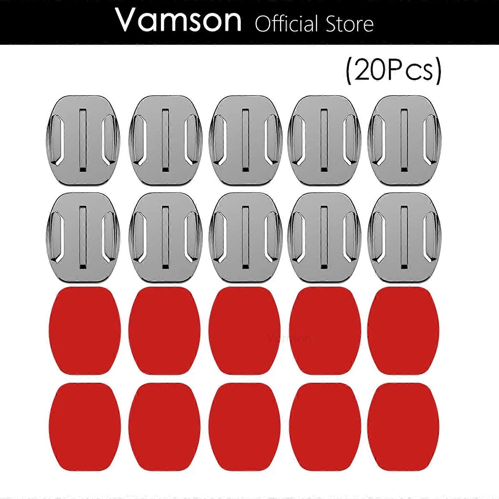 Vamson Vp106e Gopro Fore11 10 9 8 7 6 5 Insta360 Bery One X2 Vp106e Flat Surface Base Mount With Adhesive Stickers 20pcs