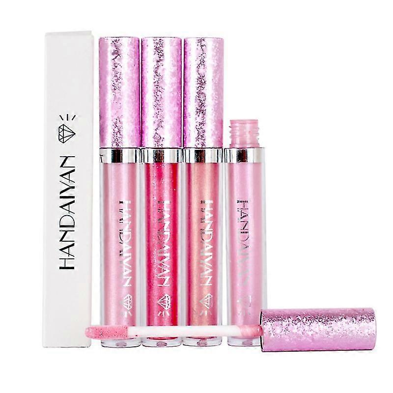 HANDAIYAN 6 Colours Waterproof Shimmer Liquid Lipstick Long Lasting Lip Gloss