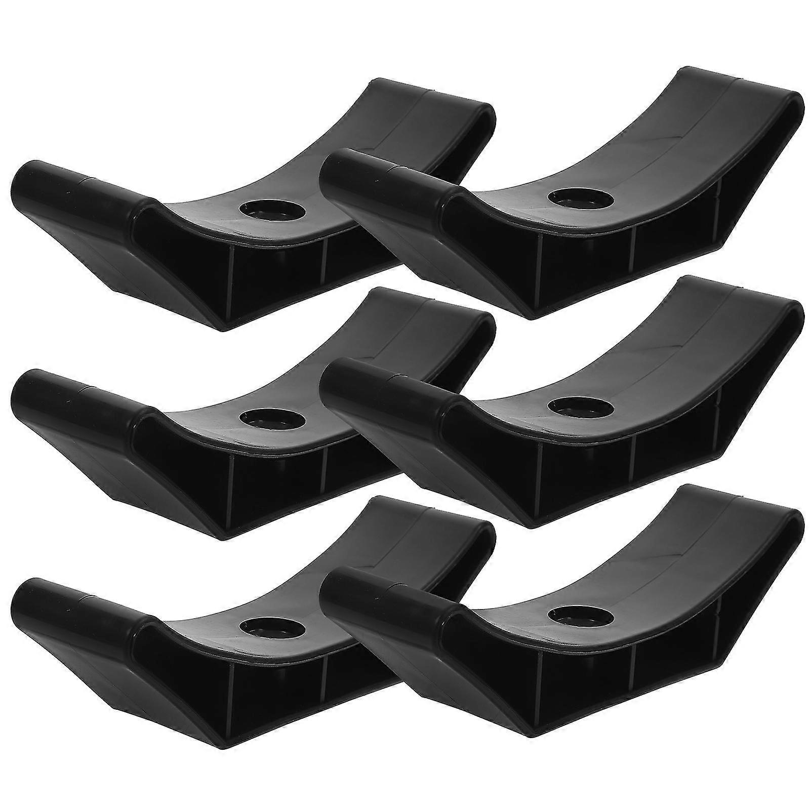 6Pcs Dumbbell Saddles Replacement Plastic Dumbbell Rack Stable Dumbbell Stand for Gym Use