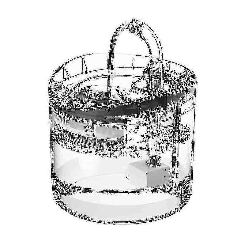 Fountain Automatic Dispenser Transparent Filter 1.6l Faucet