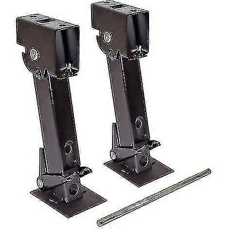 Pair Trailer Stabilizer Jacks, Foldable Telescopic Stabilizer Jacks, Tilting Stabilizer Jacks - Capacity 1000lbs Each