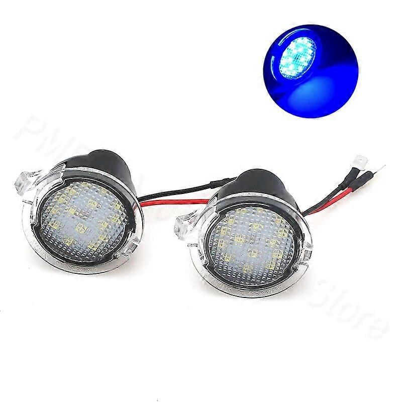1pair LED Welcome Light Rearview Mirror Floor Lamp Under Mirror Light For Ford Edge Mondeo Sharp Realm Taurus Explorer Taubus