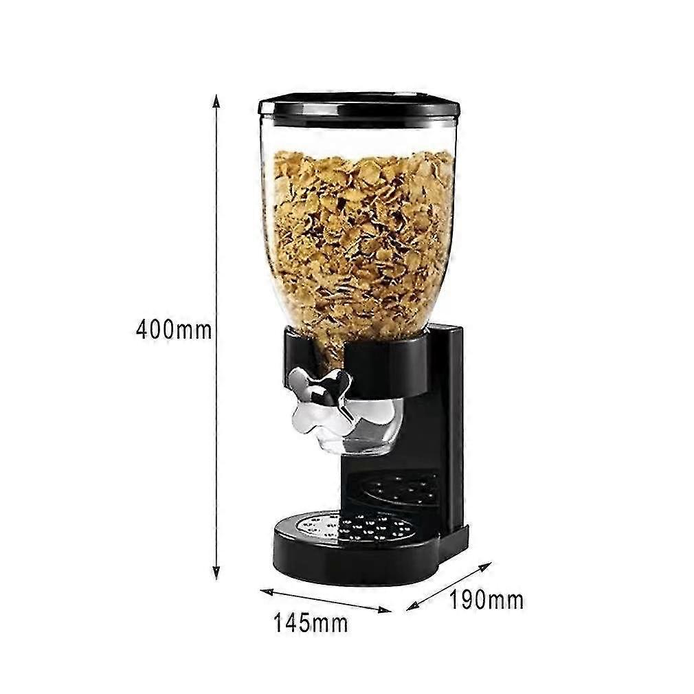 Cereal Dispenser Food Dispenser Convenient Storage Airtight Operation Separator Portable Dry Food Container Support For