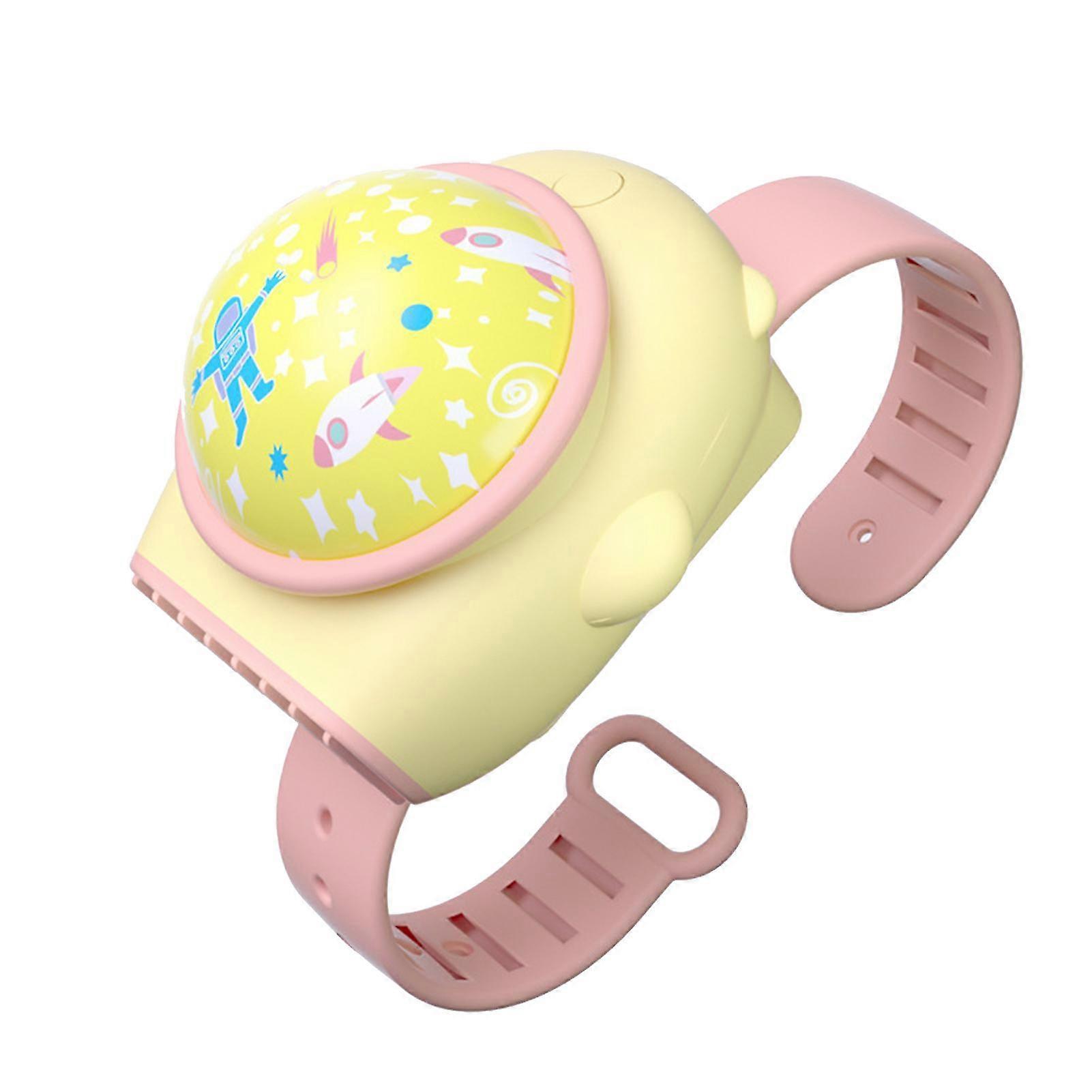 Watch Fan Durable Usb Charging Toy Noise Reduction For Kids Projection