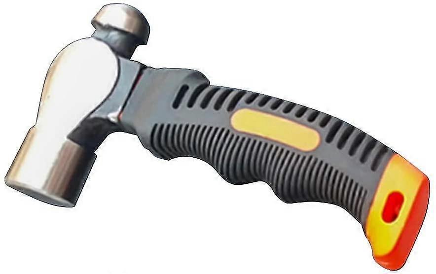 Mini Round Head Hammer, Forged Hammer Mini Round Hammer Non-slip Rubber Handle