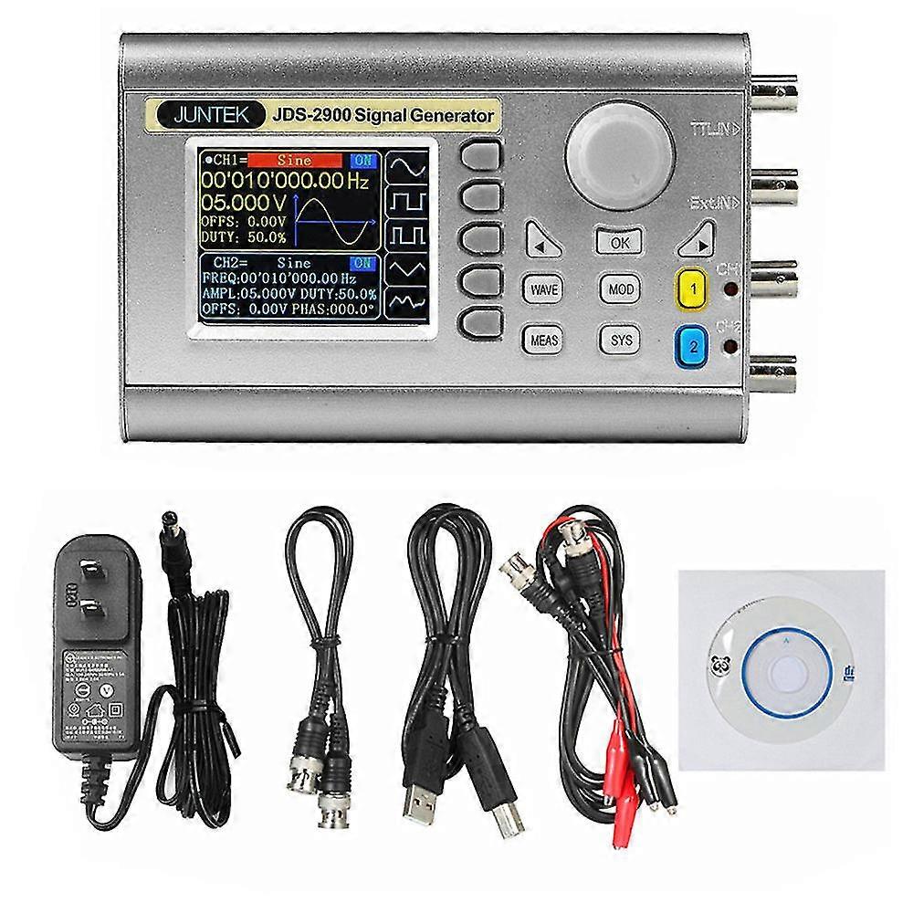 Jds2900 30mhz dual-channel function signal generator arbitrary waveform 30m dds signal generator frequency meter