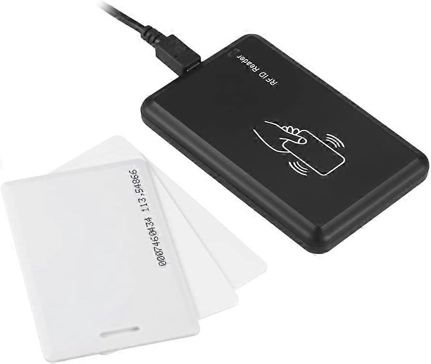 125KHz & 1356MHz USB Proximity & Contactless Smart RFID Card Reader Dual Frequency Programmable Desktop Card Reader for MIFARE EM