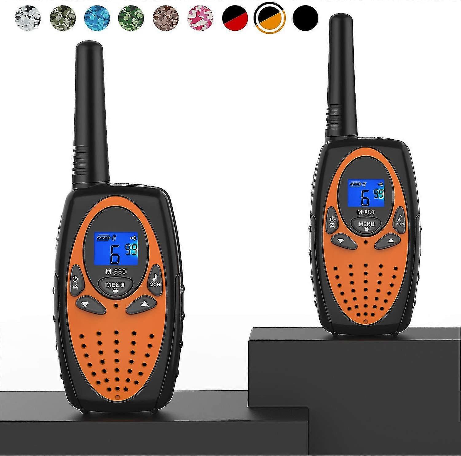 two way radios for adults, walkie talkie long range with belt clip/hands free walki talki with noise cancelling for women kids camping hiking cruise s