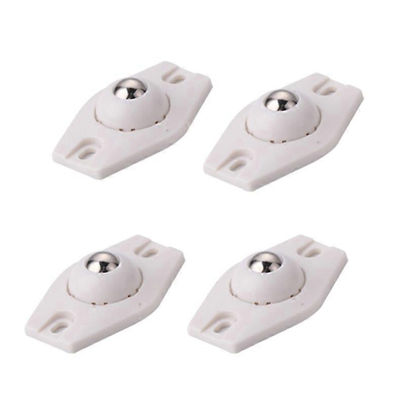 4PcsSet Räder Für Möbel Edelstahl Roller Selbstklebende Pulley Universal Storage Box Roller 360 Rollen