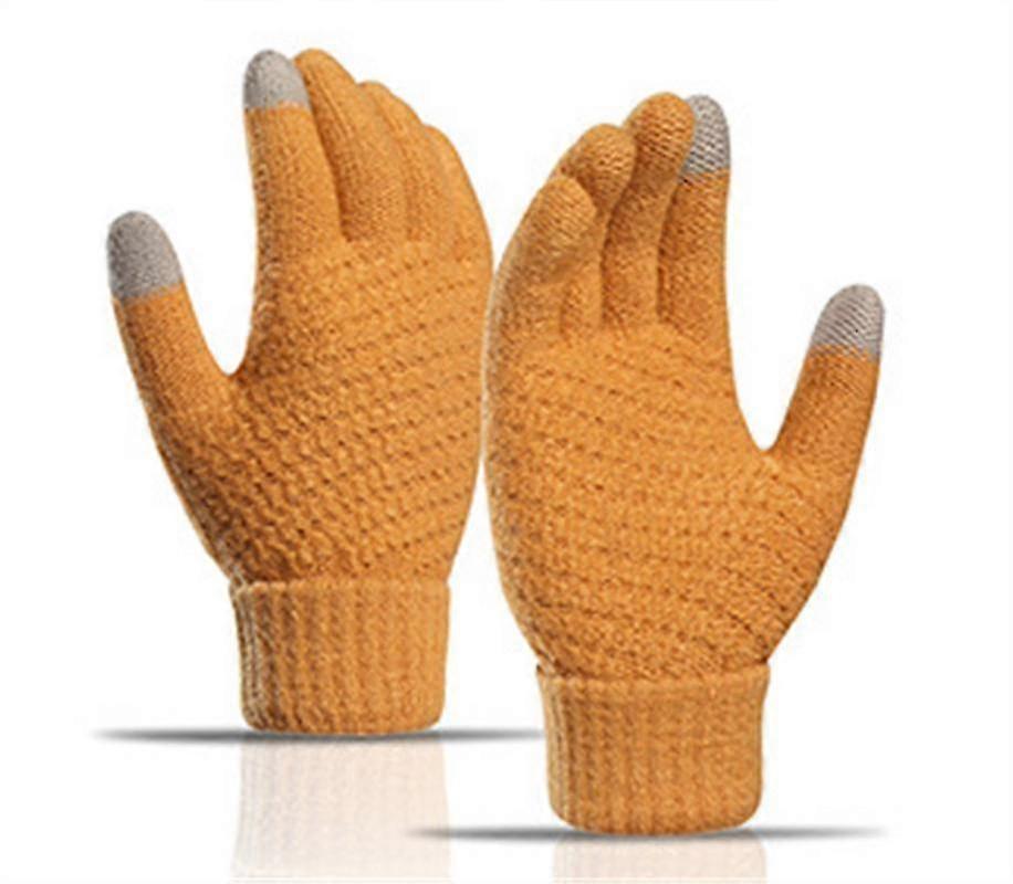 Winter Gloves For Men And Women Touch Screen Anti-slip Silicone Gel Thermal Soft Warm Lining
