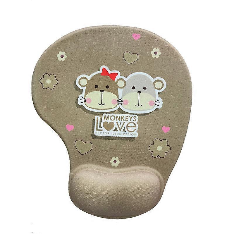 Musematte Sklisikker Memory Foam Comfort Håndleddsstøttemus