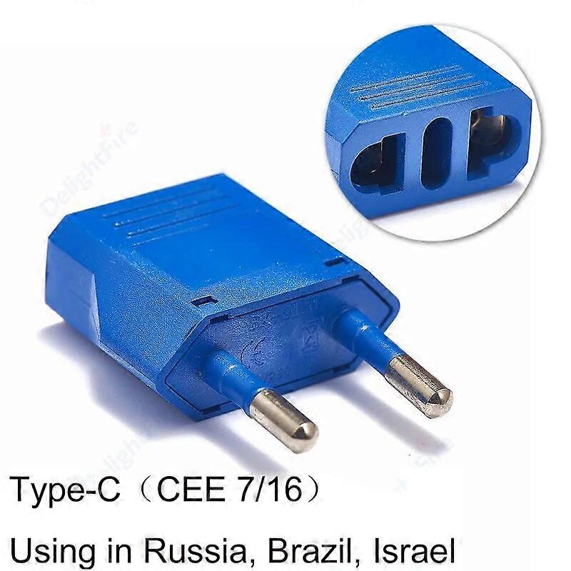 EU Travel Adapter Power Adapter Japan China CN US To EU Type C EU Electrical Socket Plug Converter Power Charger Sockets