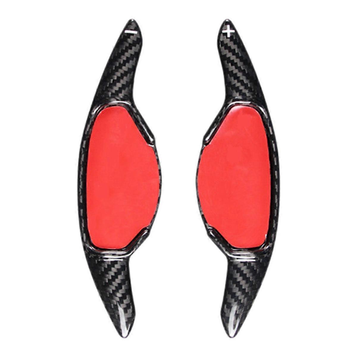 Car Steering Wheel Shifter Paddle Extension Sticker for Q50 Qx50 Qx55 Qx60 Q60 S Coupe Carbon Fiber