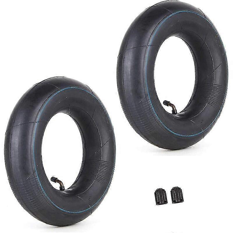 2 Pack Inner Tube 4.00/3.50-6 350/400-6 3.50-6 4.00-6 4.10-6 With Tr87 Angled Valve Stem Replacement For Hand Trucks Lawn Mowers Garden Trailers Wheel