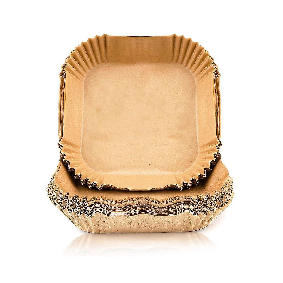 Liners 7.9 Inch Size Square Non Stick Greaseproof Paper Sheets Airfryer Parchment Oil-for Ninja