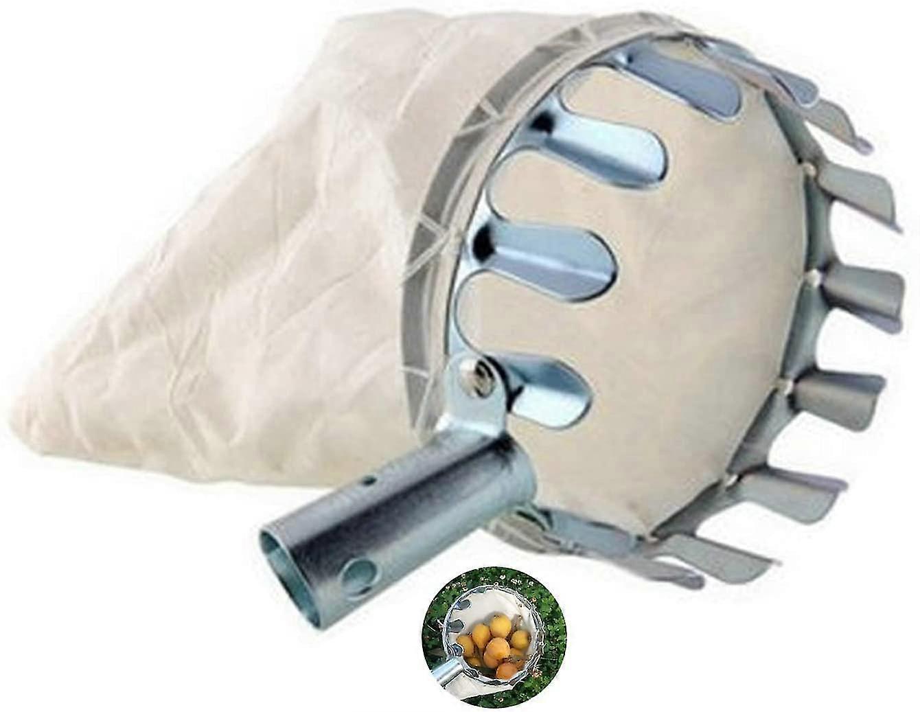 Fruit Picking Tool, Fruit Pickers Gardening Picking Tools Metal Fruit Picker With Collection Bag For Harvesting Apples, Citrus, Pears, Peaches, Garden