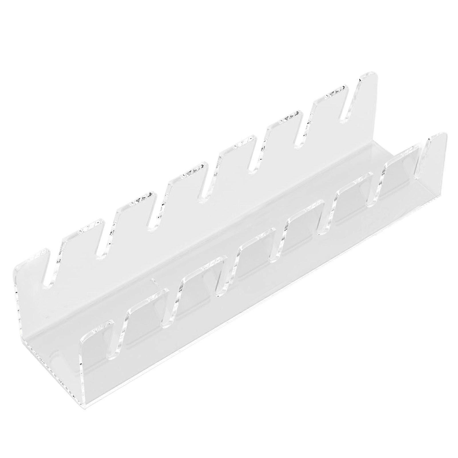 Peaked Hat Storage Stand Large Capacity Anti-slip Transparent Stable Acrylic Space-saving Anti-crack Desktop Baseball Cap Display Holder