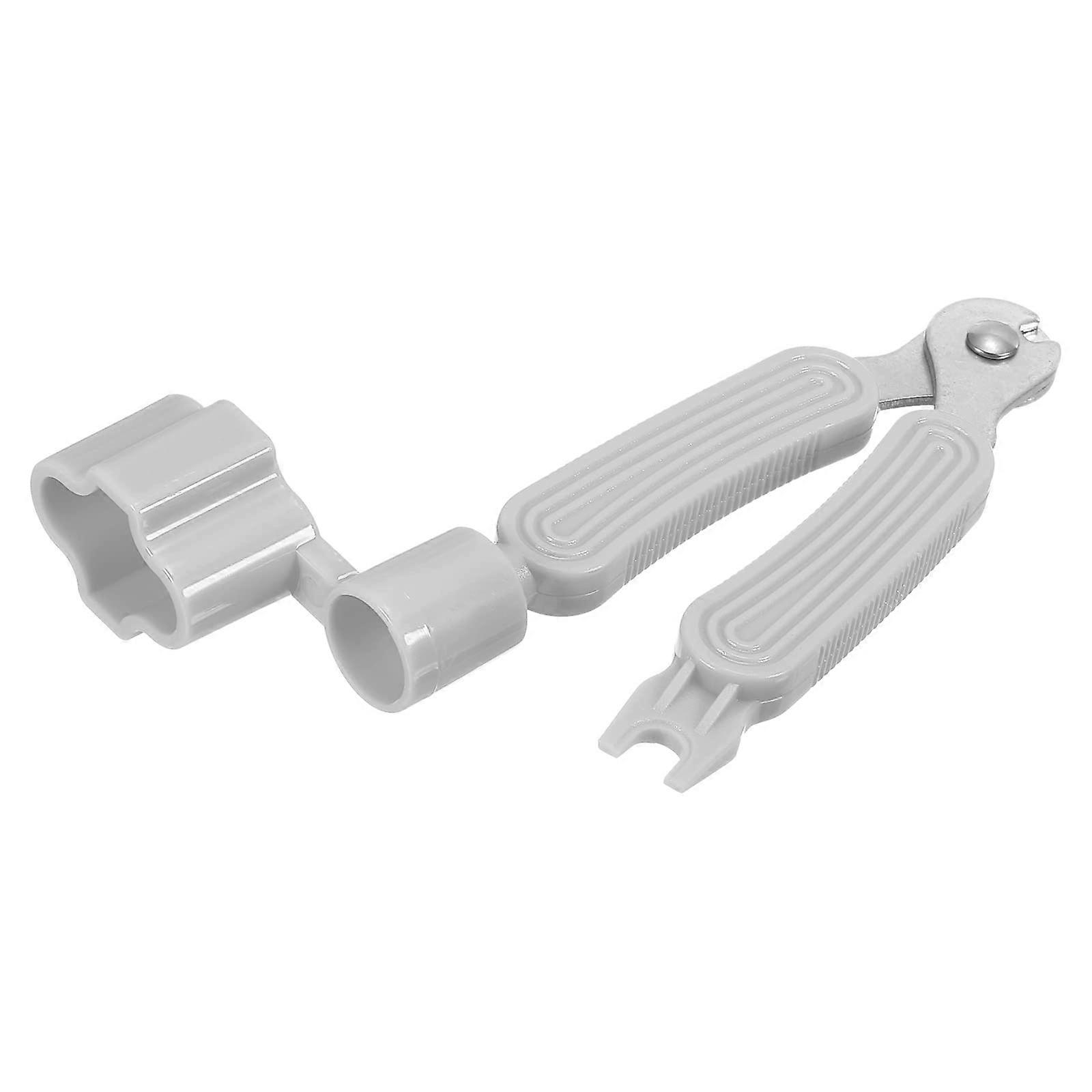 Guitar String Winder Bridge Remover Pin Puller, Gray