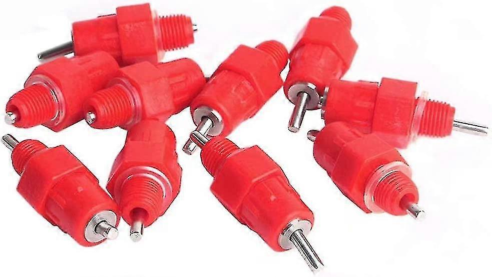 20 Pcs Water Nipple Chicken Feeder Poultry Supplies Hen Screw In Style