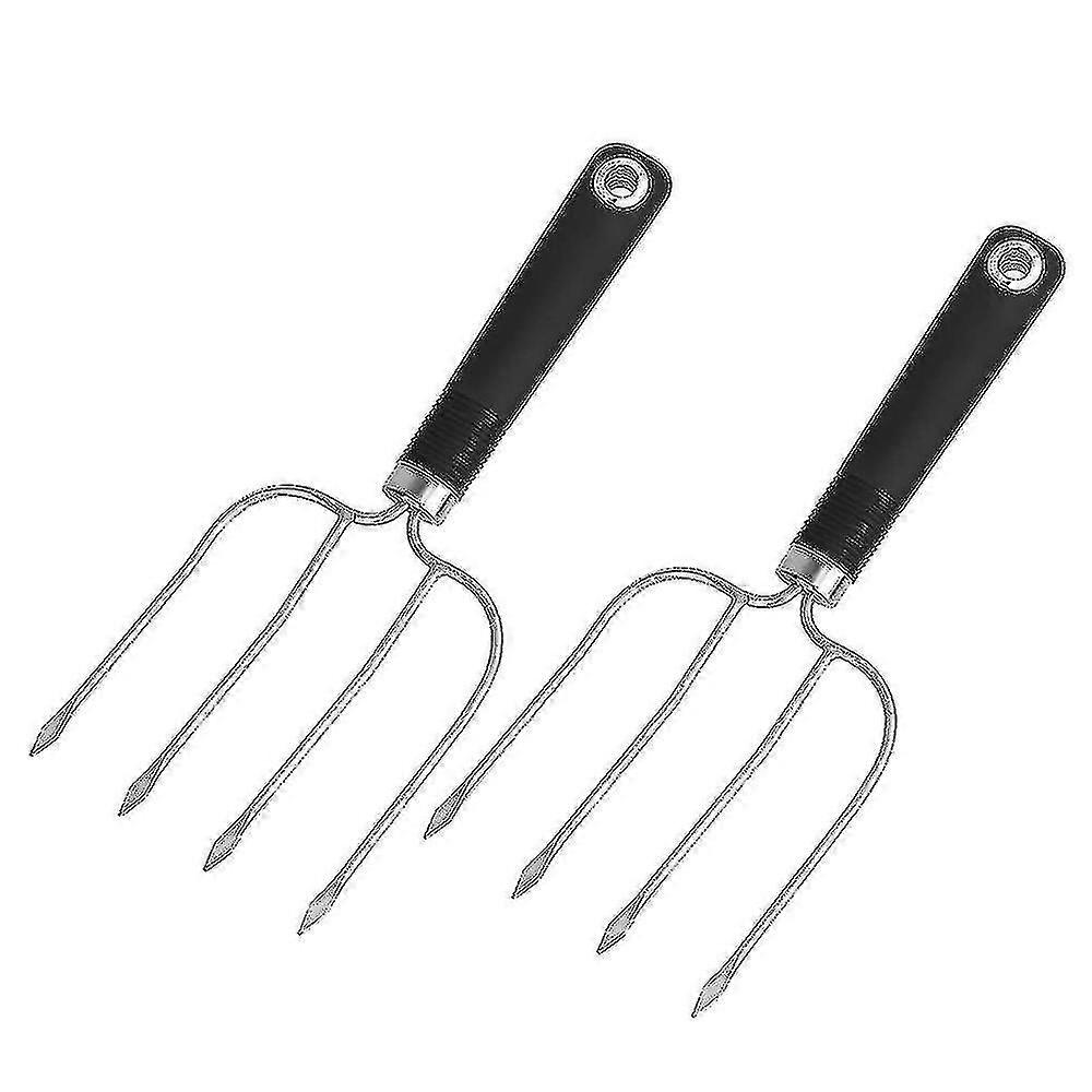2pcs Meat Fork,with Slip Resistant Grip,for Bbq & Thanksgiving Pros