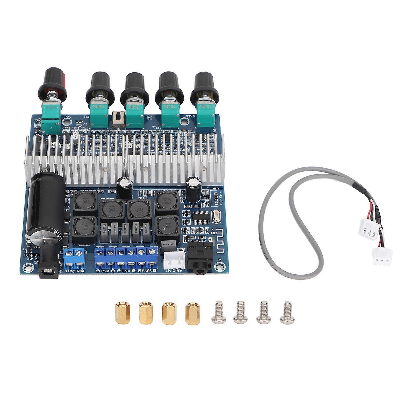 Subwoofer Speaker Amplifier Board 2.1 High Power HiFi Bass and Treble Control Digital Sound Power Amplifier Module Board