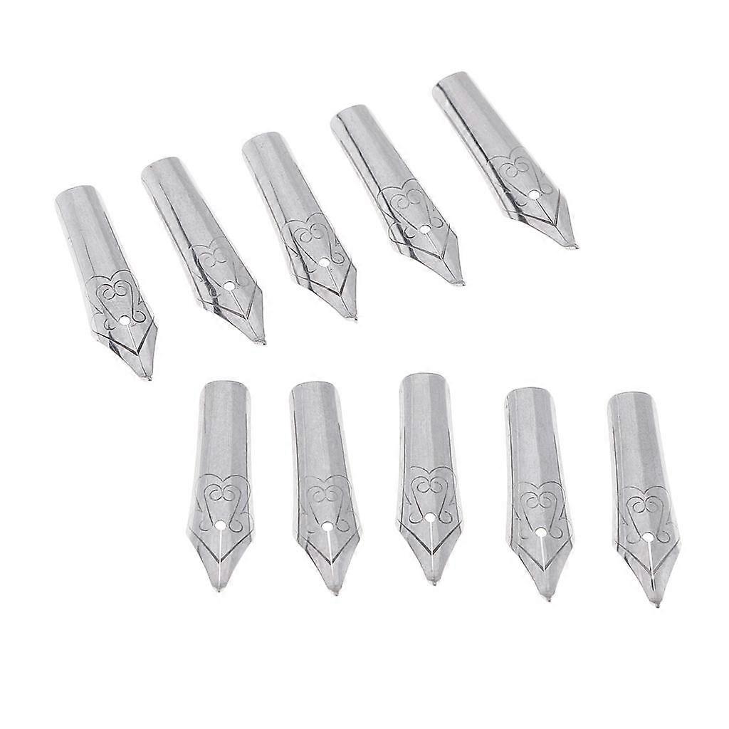 2x 10 Pcs Nib Replacement Nib for Fountain Pens 2.5 X 0.5 Cm