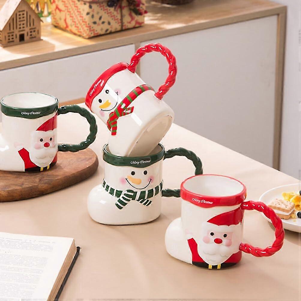 Santa Claus Thermal Tumbler Mug (Light Blue) main image 0