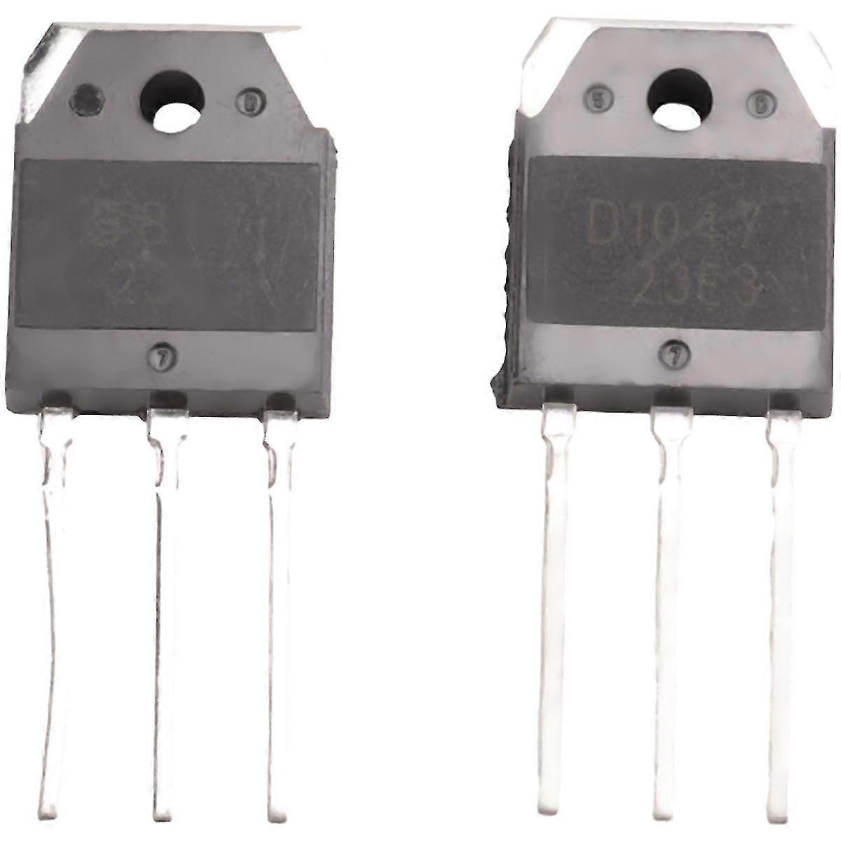 2 transistores de السيليكون - D1047 + B817 ، 200V ، 12A
